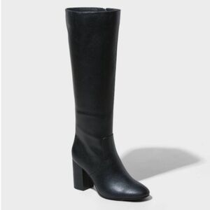 a new day Black Heeled Boots